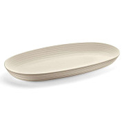 Блюдо овальна Guzzini Tierra 17540079 41х22.9х4.2 см сіра Київ