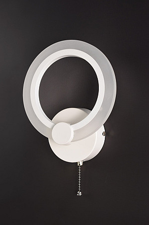 Бра настінна LED 2374/1S-wh Білий 27х18х8 см. Київ - изображение 1