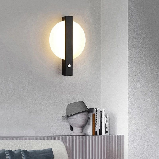 Бра настінна LED B320-bk-k Чорний 30х20х5 см. Київ - изображение 1