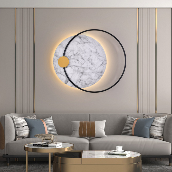 Бра настінна LED SE06-800*690 Чорний 5х80х80 см. Киев - изображение 1