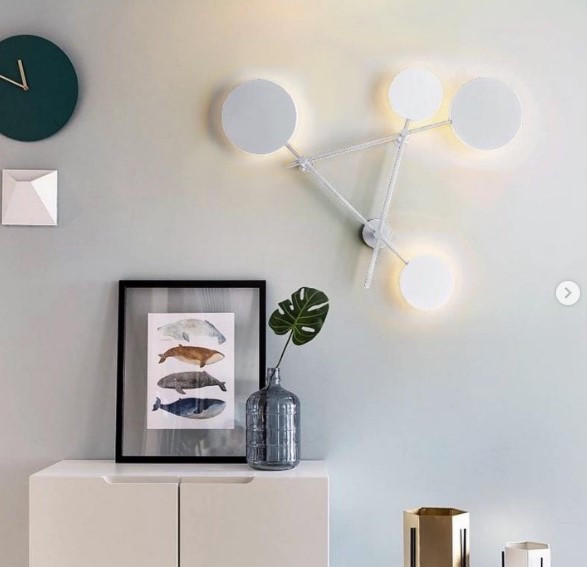 Бра настінна LED WA11-wh-k Білий 14х75х75 см. Київ - изображение 1