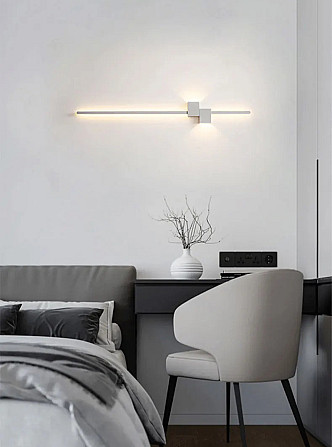 Бра настінна LED WM23/600-wh-k Білий 6х15х60 см. Киев - изображение 1