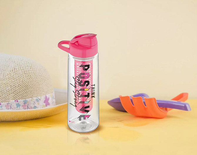 Пляшка для води Gustо Lidya GT-G-912051-pink 730 мл рожева Киев - изображение 1