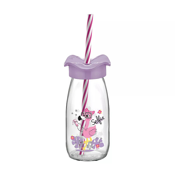 Пляшка для води Vittora Fırfır VT-182041-pink 250 мл рожева Киев - изображение 1
