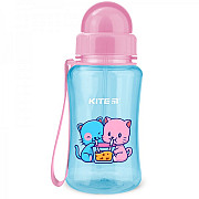 Пляшка для води дитяча Kite Cats K23-399-1 350 мл рожева Киев