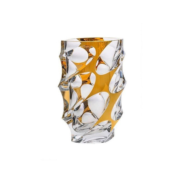 Ваза Bohemia Calypso Gold 89j65/0/79j95/280 28 см Киев - изображение 1