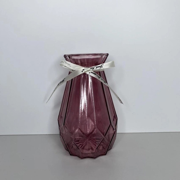 Ваза Viva Berryl 6841724 18 см фіолетово-червона Київ - изображение 1