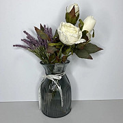 Ваза Viva Fade 6841679 19 см сіра Київ