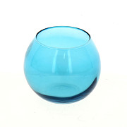 Ваза кругла Pasabahce Enjoy PS-43407-Blue блакитна Київ