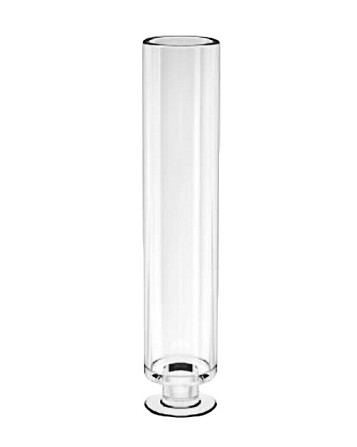 Ваза скляна Mazhura Floral D-051 31 см Київ - изображение 1