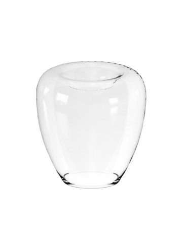 Ваза скляна Mazhura Rollo MZ-G-013 24 см Київ - изображение 1