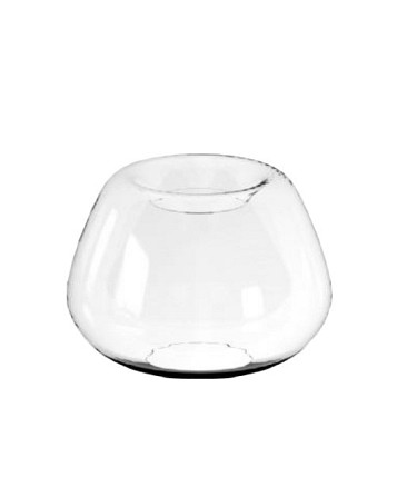 Ваза скляна Mazhura Rollo MZ-G-015 29 см Київ - изображение 1