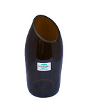Ваза скляна Mazhura Vine MZ-706630 18х8 см Київ
