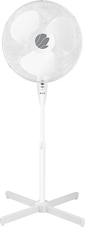 Вентилятор підлоговий ECG FS-40-a-White 50 Вт білий Київ - изображение 1