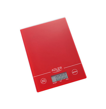 Ваги кухонні Adler AD-3138-Red 5 кг червоні Київ - изображение 1