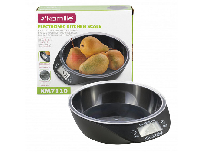 Ваги кухонні Kamille KM-7110 5 кг Київ - изображение 1
