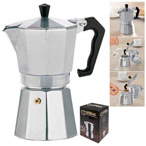 Гейзерна кавоварка Stenson TD-00437 450 мл 9 чашок Київ - изображение 1