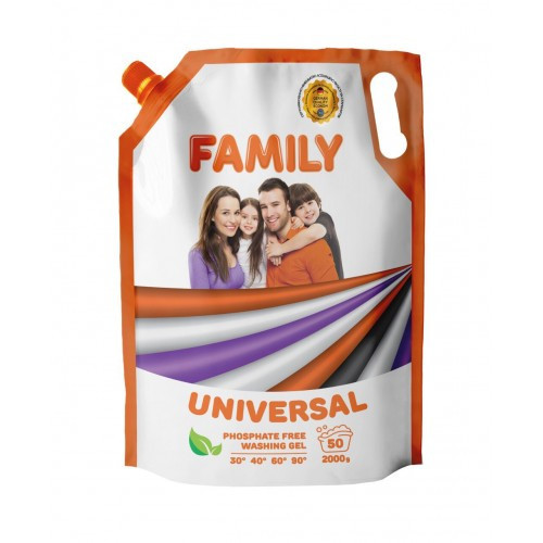 Гель для прання універсальний 2000 мл For My Family 601114 Київ - изображение 1