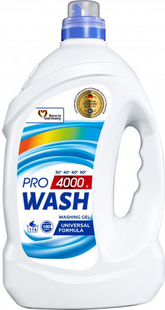 Гель для прання універсальний 2К Pro Wash 722119 4 л Киев - изображение 1