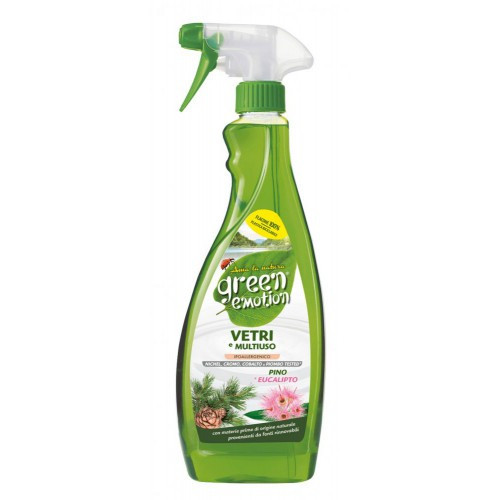 Гіпоалергенна миючий засіб для миття скла 750 мл Green emotion Vetri e Multiuso 8006130503802 Київ - изображение 1